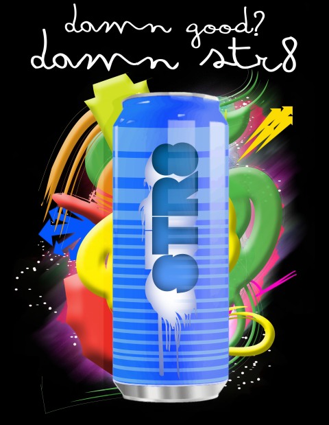 a feeling of energy and liveliness perfect for an energy drink poster